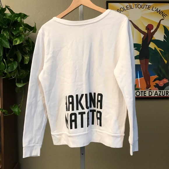 {DISNEY} Lion King Hakuna Matata Sweatshirt - Picture 4 of 7